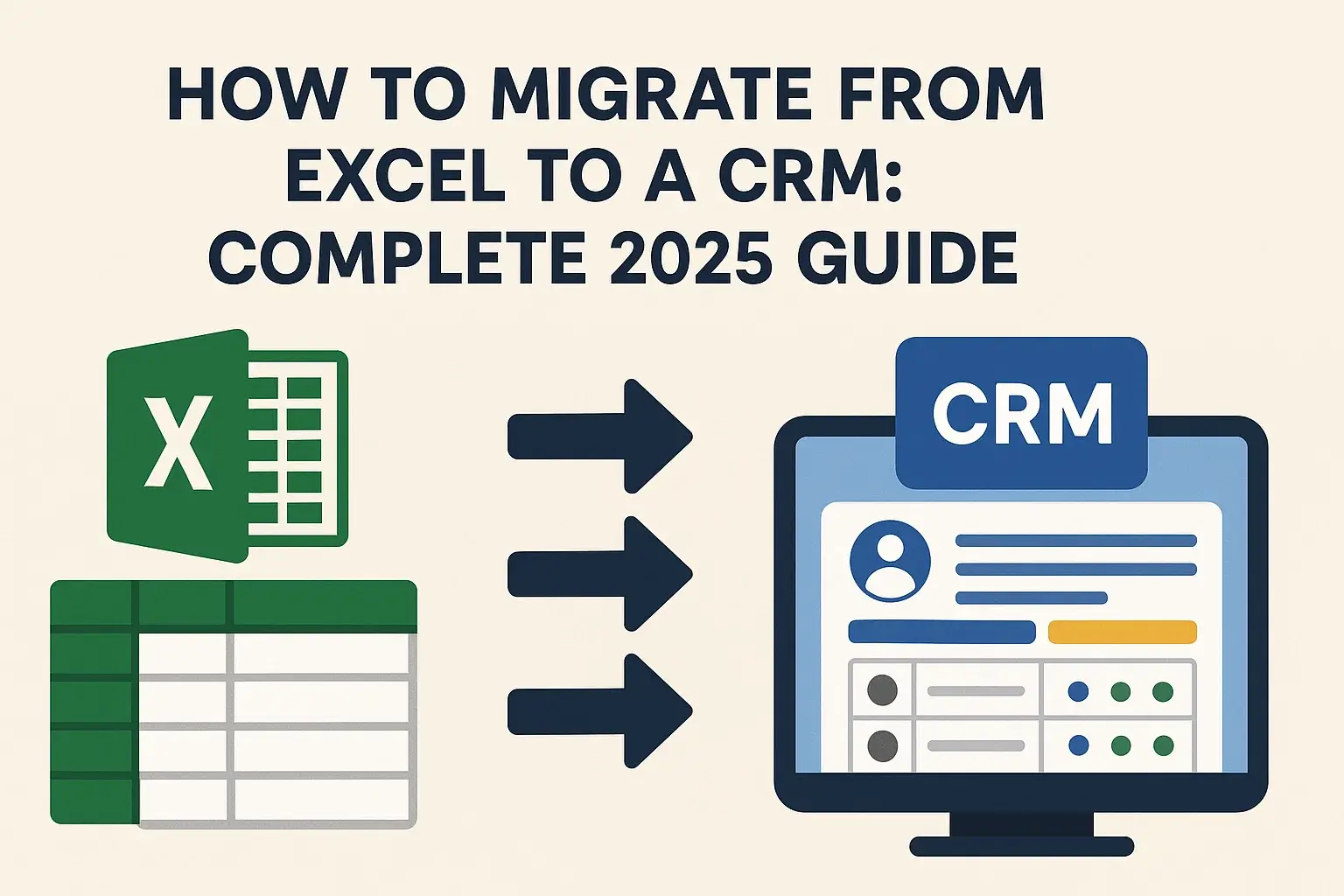How to Migrate from Excel to a CRM: Complete 2025 Guide Thumbnail