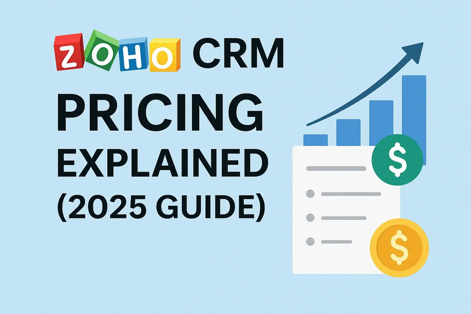 Zoho CRM Pricing Explained (2025 Guide) Thumbnail